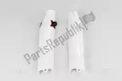 Here you can order the bs vv fork slider prot+quick starter honda white 0.. From UFO, with part number HO04642041: