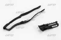 HO04665001, UFO, Bs kt guide chaine bras oscillant guide chaine honda noir    , Nouveau