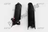 HO04671001, UFO, Bs vv fork slider prot + quick starter honda black    , Novo