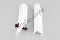 HO04671041, UFO, Bs vv fork slider prot+quick starter honda white 0..    , Novo