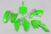 HO36004026, UFO, Set plastique honda vert    , Nouveau