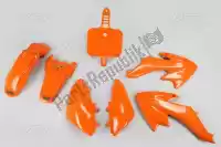 HO36004127, UFO, Kit plastique honda orange 127    , Nouveau