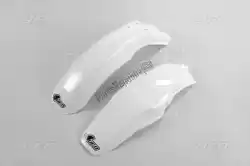 Ici, vous pouvez commander le kit garde-boue honda blanc auprès de UFO , avec le numéro de pièce HOFK109041: