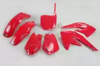 HOKIT109E070, UFO, Set plastique honda rouge    , Nouveau