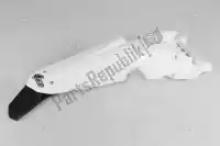 HU03338041, UFO, Enduro rear fender, white    , New