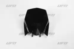 Here you can order the front number plate, black from UFO, with part number HU03343001: