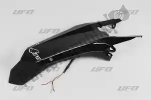 UFO HU03362001 rear fender with led, enduro|black - Bottom side