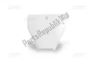UFO HU03367040 np front number husqvarna white 2020 - Bottom side