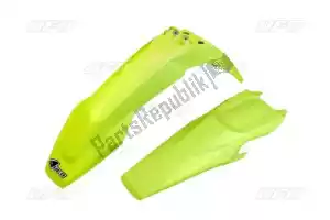 UFO HUFK623DFLU kit garde boue husqvarna jaune fluo - La partie au fond