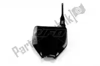 KA03740001, UFO, Np numero anteriore kawasaki nero    , Nuovo