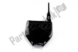 Here you can order the np front number kawasaki black from UFO, with part number KA03740001: