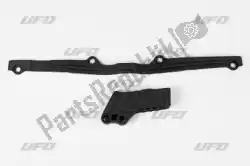 Here you can order the bs kt chain guide&swingarm chain slid kawa black from UFO, with part number KA03793001: