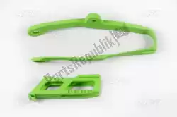 Here you can order the chain slider and roller kit, green from UFO, with part number KA04744026: