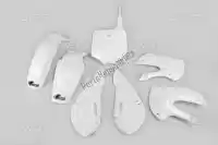 KA37002047, UFO, Set plastique kawasaki blanc 047    , Nouveau