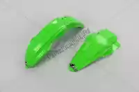 KAFK222026, UFO, Mudguard kit kawasaki green    , New