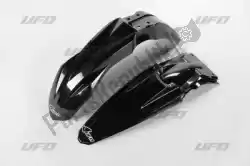 Ici, vous pouvez commander le kit garde boue kawasaki noir auprès de UFO , avec le numéro de pièce KAFK223001: