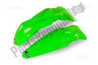 KAFK223AFLU, UFO, Kit fender kawasaki neon verde    , Novo