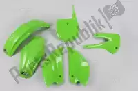 KAKIT206026, UFO, Set plastique vert kawasaki    , Nouveau