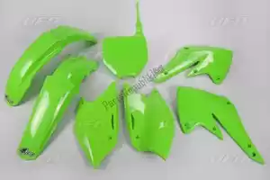 UFO KAKIT203026 complete body kit, 05-13 kx green - Bottom side