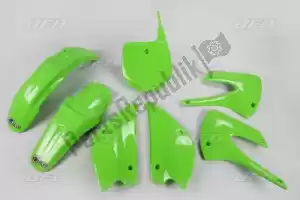 UFO KAKIT214K026 set plastique restyling kawasaki vert - La partie au fond