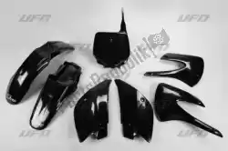 Here you can order the set plastic restyling kawasaki black from UFO, with part number KAKIT214K001: