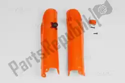 Here you can order the bs vv fork slider prot+quick starter ktm orange 12.. From UFO, with part number KT03089127: