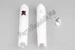 Here you can order the bs vv fork slider prot+quick starter ktm white 047 from UFO, with part number KT04003047: