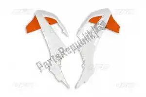 UFO KT04073999W bs ra copriradiatori ktm bianco / arancio (oem) - Il fondo