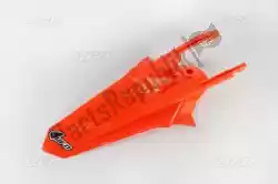 Here you can order the mx rear fender, neon orange from UFO, with part number KT04084FFLU: