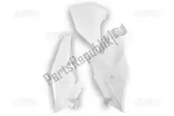Here you can order the panel set side panels w/airbox cover left ktm white 20.. From UFO, with part number KT04086042: