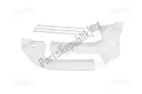 KT04089042, UFO, Besch frame guard ktm white 2020    , New