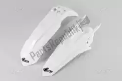 Here you can order the mudguard kit ktm white 047 from UFO, with part number KTFK518047:
