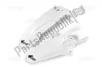 KTFK519042, UFO, Mudguard kit ktm white 2020    , New