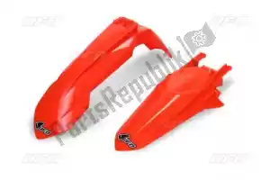UFO KTFK522FFLU fender kit ktm neon orange - Bottom side
