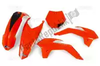 KTKIT514FFLU, UFO, Set plastico ktm naranja neon    , Nuevo