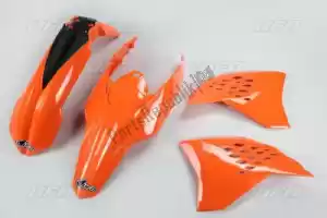 UFO KTKIT512E127 set plastic ktm orange - Bottom side