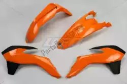 Here you can order the set plastic ktm orange (oem) from UFO, with part number KTKIT516E999: