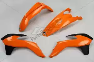 UFO KTKIT516E999 set plastic ktm orange (oem) - Bottom side