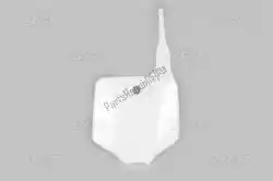 Here you can order the front number plate, white from UFO, with part number SU03926041: