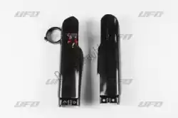 Here you can order the bs vv fork slider prot+quick starter suzuki black from UFO, with part number SU03959001: