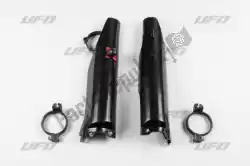 Here you can order the bs vv fork slider prot+quick starter suzuki black from UFO, with part number SU03974001: