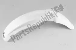 Here you can order the front fender, white from UFO, with part number SU03976041: