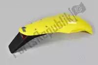 SU03984102, UFO, Garde boue arrière enduro suzuki jaune 102    , Nouveau