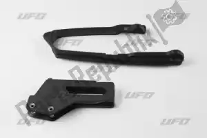 UFO SU04923001 bs kt chain guide&swingarm chain slid suz black - Bottom side