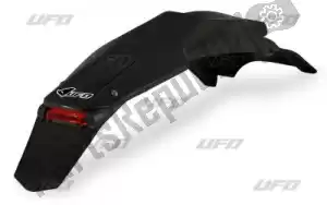 UFO SU04922001 enduro rear fender with led light, black - Bottom side