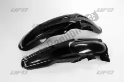 Here you can order the mudguard kit suzuki black from UFO, with part number SUFK404001: