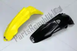 Here you can order the front and rear fender kit, oem yellow from UFO, with part number SUFK414999: