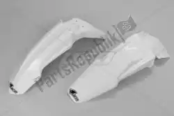 Here you can order the mudguard kit suzuki white from UFO, with part number SUFK414041: