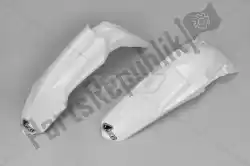 Here you can order the mudguard kit suzuki white from UFO, with part number SUFK415041: