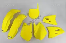 Here you can order the set plastic suzuki yellow from UFO, with part number SUKIT406E102: